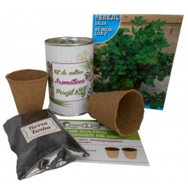 Kit de cultivo Perejil en lata