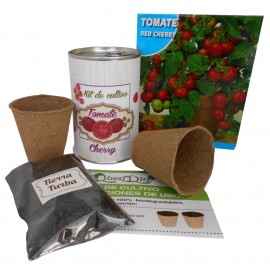 Kit de cultivo Tomate Cherry en lata